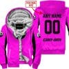 Custom Name Racing - Limited Edition - Can Am - Pink V2 - Fleece Zip Hoodie
