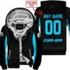 Custom Name Racing - Limited Edition - Can Am - Sky Blue - Fleece Zip Hoodie