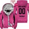 Custom Name Racing - Limited Edition - Fly Racing- Pink 1 V2 - Fleece Zip Hoodie