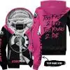 Too Fast To Live Too Young To Die - 3d All Over Printed - Can Am Pink 1 - Fleece Zip Hoodie
