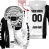 Limited Edition - Custom Name Motocrocss V2 - Can Am - Fleece Zip Hoodie