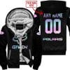 Zero Fox Given – Limited Edition – Polaris – Black - Fleece Zip Hoodie