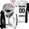 Limited Edition - Custom Name Motocrocss V2 - Honda - Fleece Zip Hoodie