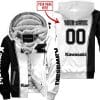 Limited Edition - Custom Name Motocrocss V2 - Kawasaki - Fleece Zip Hoodie