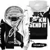 Just Fkcn Send It - 3d All Over Printed - Alpinestars - Fleece Zip Hoodie