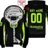 Custom Name Racing - Limited Edition - Husqvarna - Neon - Fleece Zip Hoodie