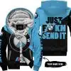 Just Fkcn Send It - 3d All Over Printed - Bmw - Fleece Zip Hoodie