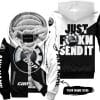 Just Fkcn Send It - 3d All Over Printed - Can Am - Fleece Zip Hoodie