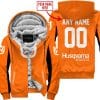 Custom Name Racing - Limited Edition - Husqvarna - Orange V2 - Fleece Zip Hoodie