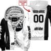 Limited Edition - Custom Name Motocrocss V2 - Ski Doo - Fleece Zip Hoodie