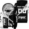 Make Life A Ride Just Send It – Fox – White - Fleece Zip Hoodie