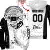 Limited Edition - Custom Name Motocrocss V2 - Thor Racing - Fleece Zip Hoodie