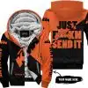 Just Fkcn Send It - 3d All Over Printed - Ktm - Fleece Zip Hoodie