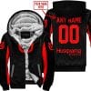 Custom Name Racing - Limited Edition - Husqvarna - Red - Fleece Zip Hoodie