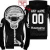 Custom Name Racing - Limited Edition - Husqvarna - White - Fleece Zip Hoodie