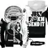 Just Fkcn Send It - 3d All Over Printed - Sea Doo - Fleece Zip Hoodie