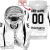 Custom Name Racing - Limited Edition - Husqvarna - White V2 - Fleece Zip Hoodie