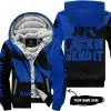 Just Fkcn Send It - 3d All Over Printed - Suzuki - Blue - Fleece Zip Hoodie