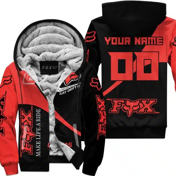 Make Life A Ride Just Send It – Gas Gas - Fleece Zip Hoodie