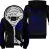 Premium Just Fckn Gonna Send It - Custom Name - Husqvarna - Navy Black - Fleece Zip Hoodie