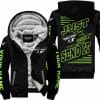 Premium Just Fckn Gonna Send It - Custom Name - Fly Racing - Green 1 Black - Fleece Zip Hoodie