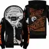 Premium Just Fckn Gonna Send It - Custom Name - Can Am - Orange Black - Fleece Zip Hoodie