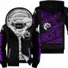 Premium Just Fckn Gonna Send It - Custom Name - Can Am - Purple Black - Fleece Zip Hoodie