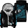Premium Just Fckn Gonna Send It - Custom Name - Can Am - Sky Blue Black - Fleece Zip Hoodie