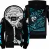 Premium Just Fckn Gonna Send It - Custom Name - Can Am - Sky Blue Black - Fleece Zip Hoodie
