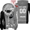Limited Edition - Custom Name Motocrocss V2 - Sea Doo - Grey - Fleece Zip Hoodie