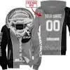 Limited Edition - Custom Name Motocrocss V2 - Sea Doo - Grey - Fleece Zip Hoodie