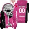 Limited Edition - Custom Name Motocrocss V2 - Sea Doo - Pink 1 - Fleece Zip Hoodie