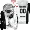 Limited Edition - Custom Name Motocrocss V2 - Sea Doo - White - Fleece Zip Hoodie