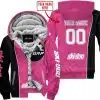 Limited Edition - Custom Name Motocrocss V2 - Ski Doo - Pink 1 - Fleece Zip Hoodie