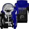 Premium Gift - Custom Name - Can-Am - Navy - Fleece Zip Hoodie