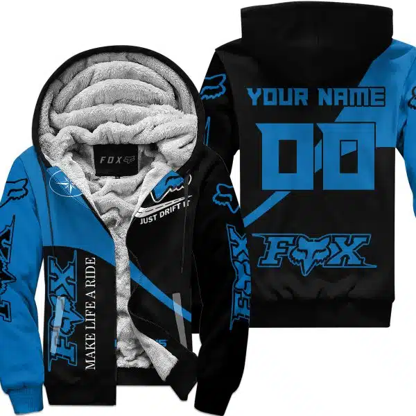Make Life A Ride Just Send It – Polaris V1 - Fleece Zip Hoodie