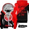 Too Fast To Live Too Young To Die - 3d All Over Printed - Yamaha - Red - Fleece Zip Hoodie
