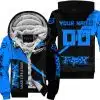 Make Life A Ride Just Send It – Sea Doo – Blue - Fleece Zip Hoodie
