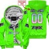 Zero Fox Given  -  Limited Edition  -  Fox Racing  -  Green - Fleece Zip Hoodie