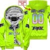 Zero Fox Given  -  Limited Edition  -  Fox Racing  -  Neon - Fleece Zip Hoodie