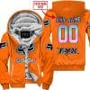 Zero Fox Given  -  Limited Edition  -  Fox Racing  -  Orange - Fleece Zip Hoodie