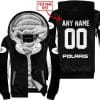 Custom Name Racing - Limited Edition - Polaris - White - Fleece Zip Hoodie