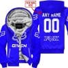 Zero Fox Given  -  Limited Edition  -  Fox Racing  -  Blue  - Fleece Zip Hoodie