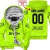 Zero Fox Given  -  Limited Edition  -  Fox Racing  -  Neon -  Fleece Zip Hoodie