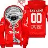 Zero Fox Given  -  Limited Edition  -  Fox Racing  -  Red - Fleece Zip Hoodie