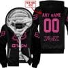 Zero Fox Given  -  Limited Edition  -  Fox Racing  -  Pink 1 V1 - Fleece Zip Hoodie