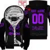 Zero Fox Given  -  Limited Edition  -  Fox Racing  -  Purple V1 - Fleece Zip Hoodie