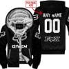 Zero Fox Given  -  Limited Edition  -  Fox Racing  -  White V1 - Fleece Zip Hoodie