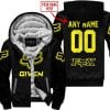 Zero Fox Given  -  Limited Edition  -  Fox Racing  -  Yellow V1 - Fleece Zip Hoodie