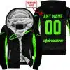 Custom Name Racing - Limited Edition - Alpinestars - Green - Fleece Zip Hoodie